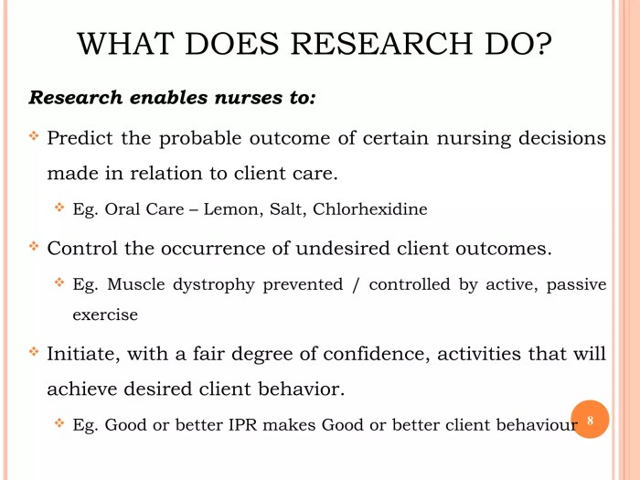Nursing research